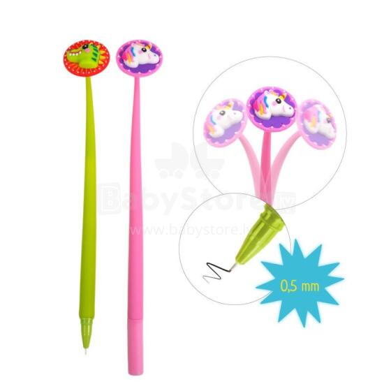 Magic Moments - Lodīšu pildspalva ar figūriņu (0.5 mm) (1 gab., 2 dizaini)