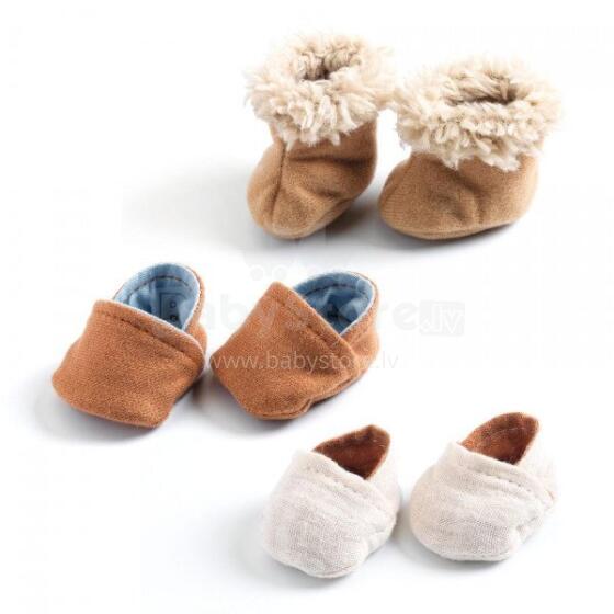 Dolls clothing - Baby Pomea - 3 pairs of slippers