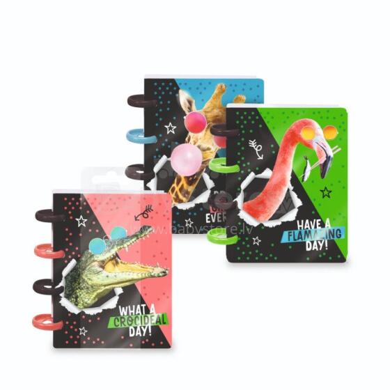 For School Neon -  Notebook  In & Out A7 60 sheets,