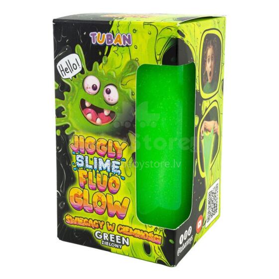 Jiggly Slime - Tumsā spīdošs slaims - Oranžs (430 g)