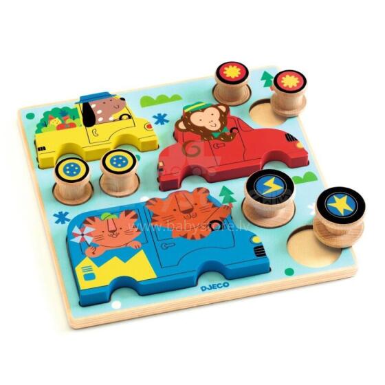 Wooden puzzle - Puzz & Roll - Color