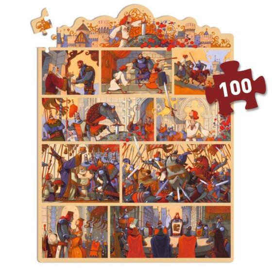 Story puzzles - The King Arthur - 100 pcs