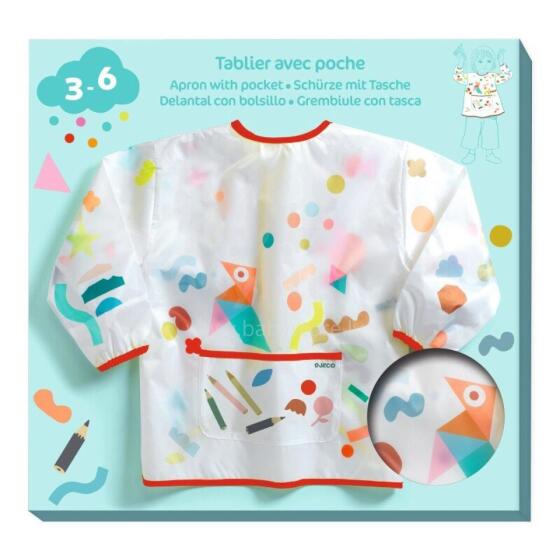 Colours - Apron with pocket - Stickers and pencils