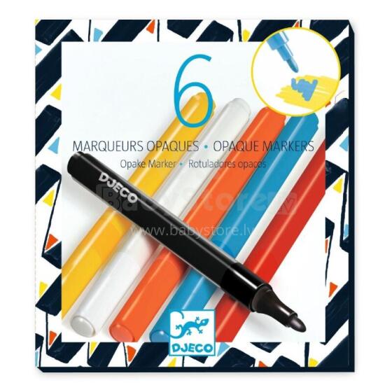 Colours - 6 opaque markers - Street Art