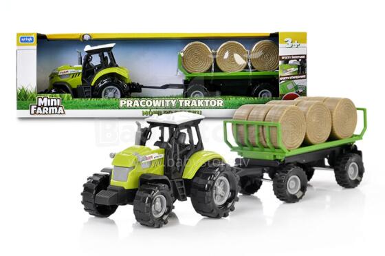 ARTIKULS 132940 Mini lauksaimniecības traktors ar piekabi