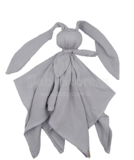 BABY 01081 Подгузник муслиновый Hug Me Bunny серый