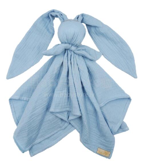 BABY 01083 Hug Me Bunny muslīna autiņbiksītes zilā krāsā