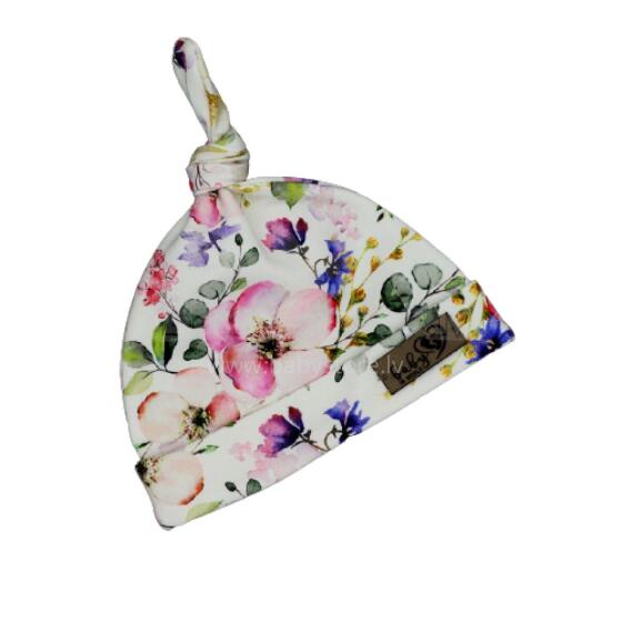 BABY 01172 Smurfette baby hat Apple Blossom 7-12m