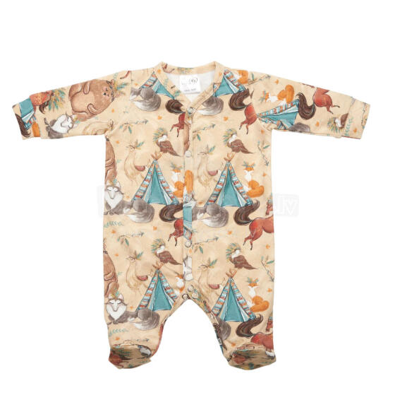 BABY 01393 Mazuļu bikses ar garām piedurknēm Boho Boy 56/62