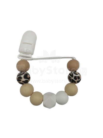 BABY 01439 Knupīša turētājs Crystal SAND/WHITE