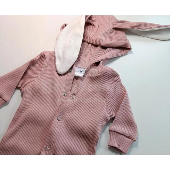 BABY 01508 Hooded romper Harmony Latte 80/86*