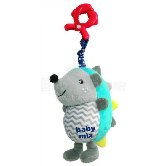 BABY MIX TK/P/1217-EU00 Plush music box Hedgehog 44901