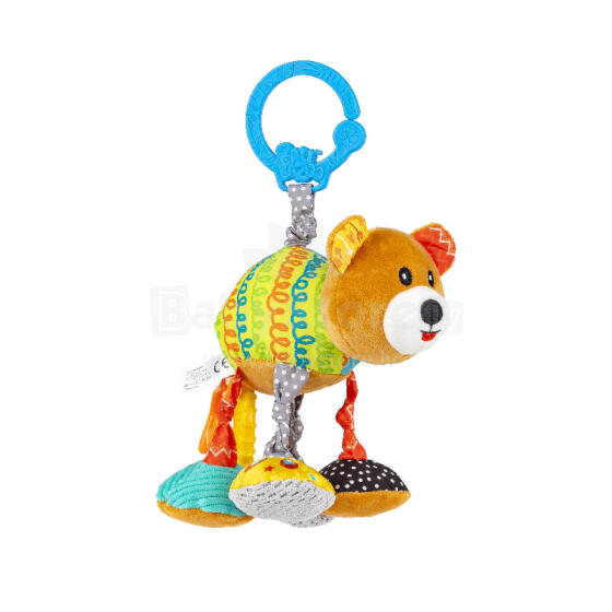 BALIBAZOO BB 82394 Colorful Teddy Bear Jacuś pendant with vibration
