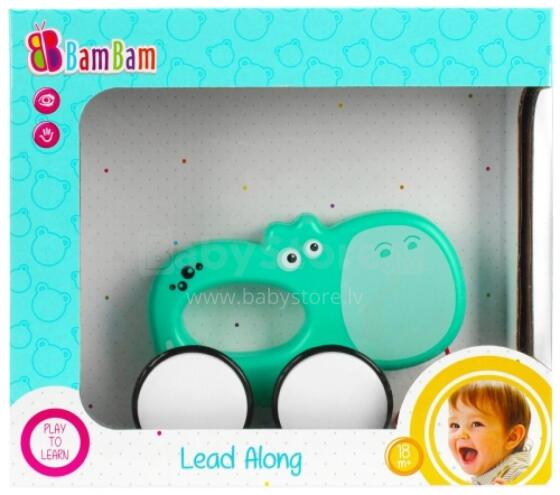 BAM BAM 453678 Hippo Pull Toy