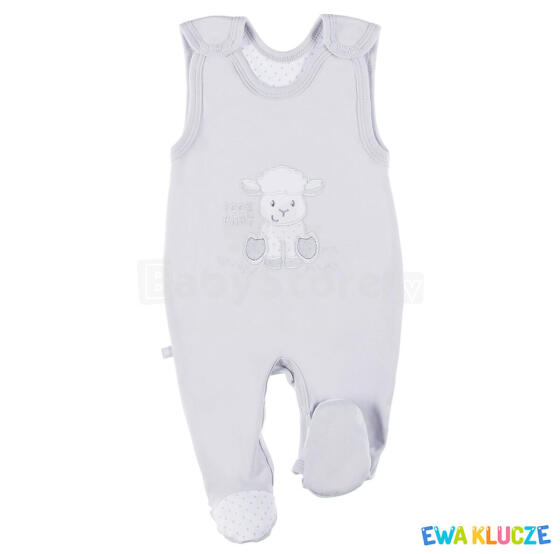 EWA 852311 NEWBORN Sleepsuit pelēks 50
