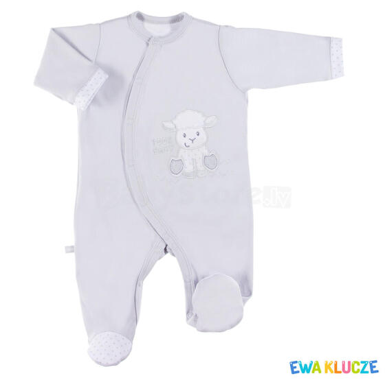 EWA 852625 NEWBORN Pelēks rombiņš 56
