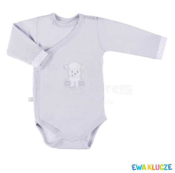 EWA 852779 NEWBORN Ķermenis REGL GARUMS pelēks 56
