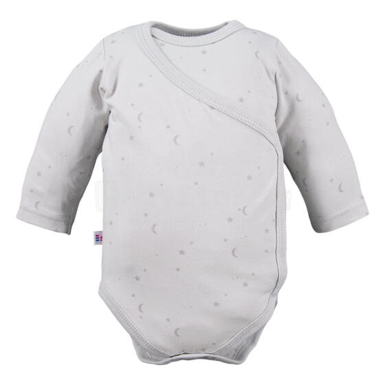 EWA 946991 PETITE Bodysuit, garš, Stars, pelēks 68