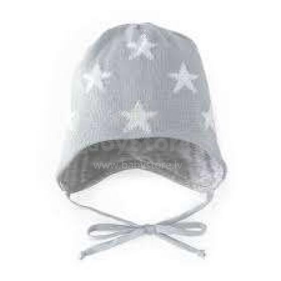 NordBaby Hat Stars Art.23288 Grey Тёплая шапочка