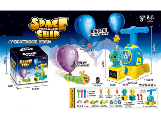 ICOM 7163037 Balloon-powered vehicles