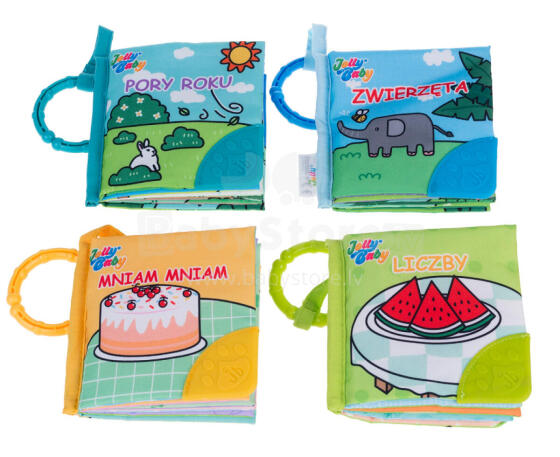 JOLLYBABY JB 80559(1) 4 в 1 книги для прорезывания зубов