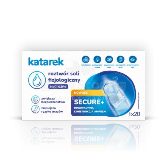 KATAREK Saline solution Secure+ 20x5ml NaCI 0.9%