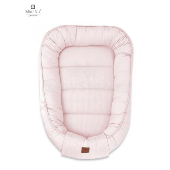 KIECZMERSKI Baby cocoon MIMINU SOFT 0-6 m powder pink