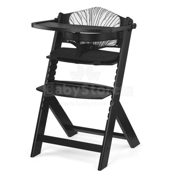 KINDERKTAFT Koka krēsls ENOCK + BLACK spilvens