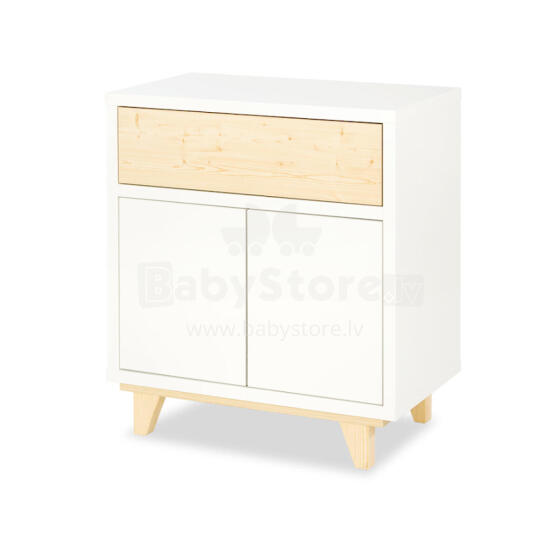 Klups Lydia Art.233073 Pine/White Koka Kumode