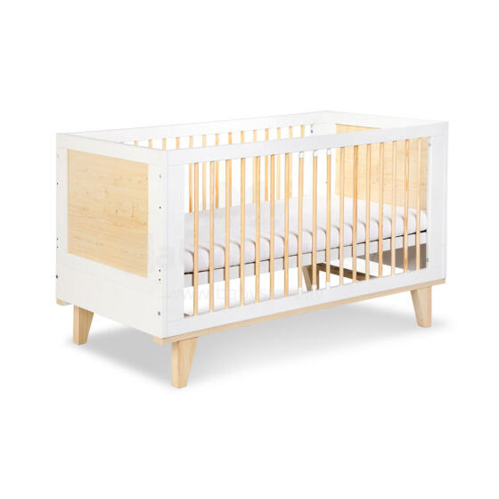 Klups Lydia Art.233102 Pine/White Gulta-dīvāns  140x70 priedes-balts