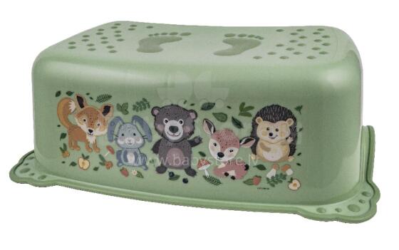 MALTEX Footstool 2K Hedgehog Forest Gang green/green