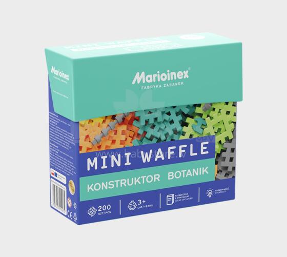 MARIOINEX 904275 Мини-вафли - Конструктор 200 шт. Ботаник