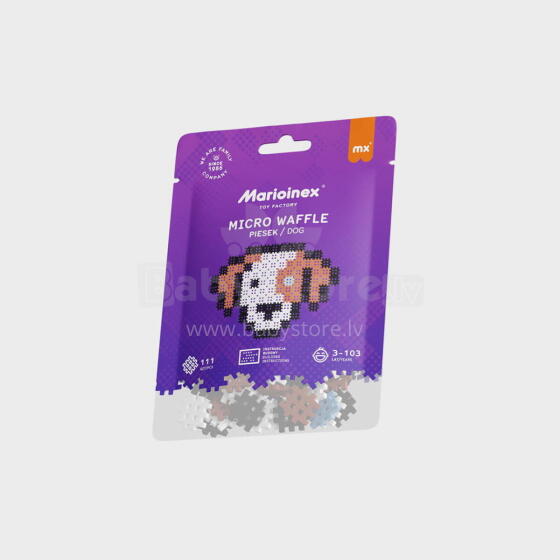 MARIOINEX 905869 Mikro vafeļu bloki 111 gab.