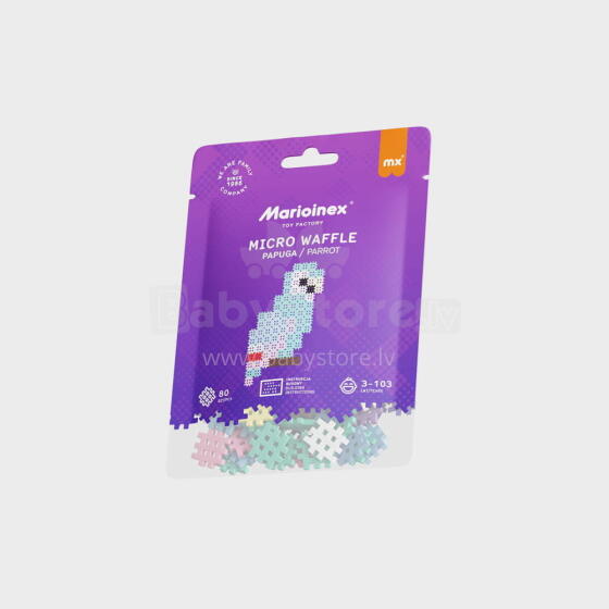 MARIOINEX 905883 Микровафельные блоки 80 шт. (Parrot)