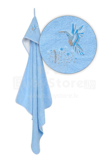MATEX Baby bath cover ROBIN 80x80 [TB0393_24] blue*