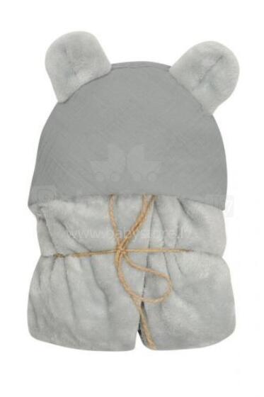 MATEX Sega KOALA MUSLIN ar kapuci 95x95 cm [TB0444_02]
