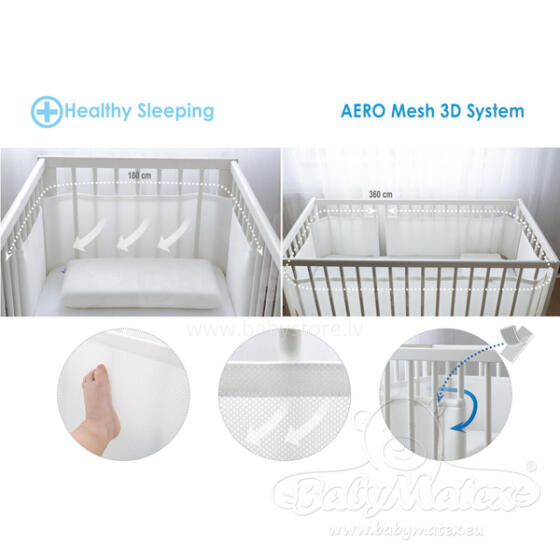 MATEX BUMP AIR 180x30 bērnu gultiņas buferis [TB0238_01]