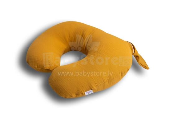 MATEX MiniRELAX muslīna pozicionēšanas spilvens 150 cm [TB0466_06] sinepes