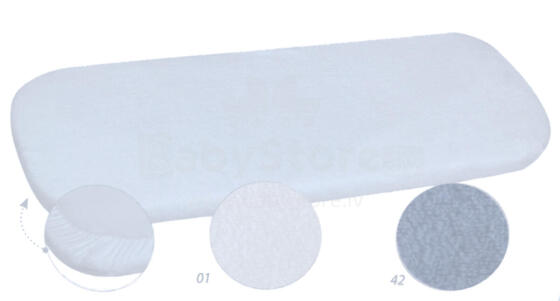 MATEX Terry sheet for cradle mattress 90x40 [TB0297_42] gray
