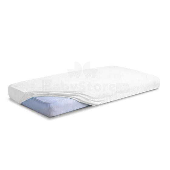 MATEX FROTTE PREMIUM pieguļoša palags 70x140 [TB0026_01] balta