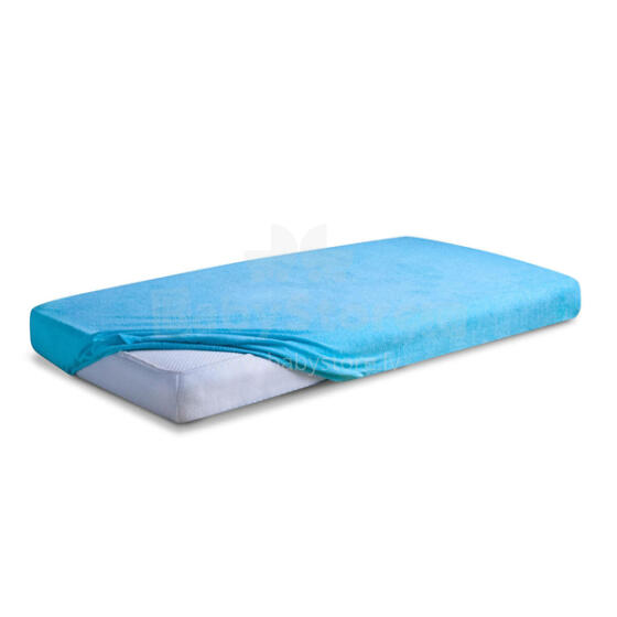 MATEX FROTTE PREMIUM pieguļoša palags 70x140 [TB0026_31] tirkīza*