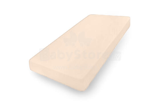 MATEX Pieguļošs palags JERSEY 70x140 [TB0028_15] bēšs