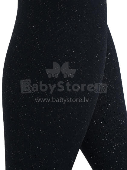 NOVITI RM010-G-02 Micro tights 40den black with glitter 128/134