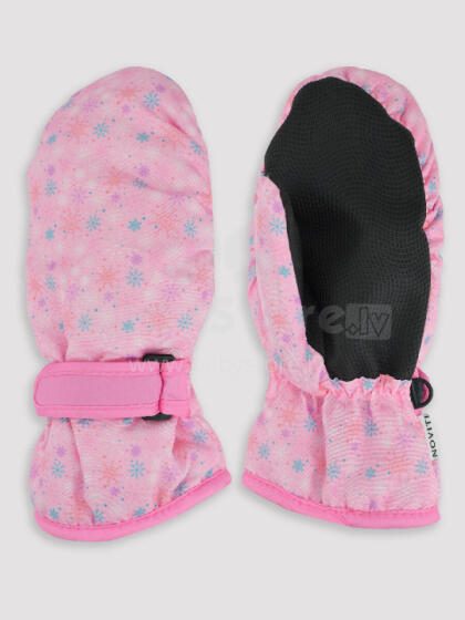 NOVITI RN005-G-01 Ski gloves 1P girls snowflakes 14