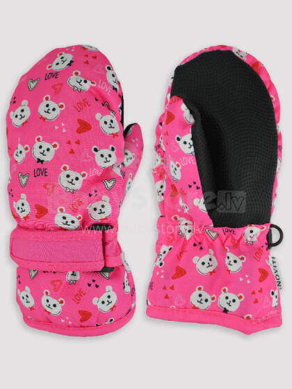 NOVITI RN033-G-01 Лыжные перчатки 1P girls love pink 12