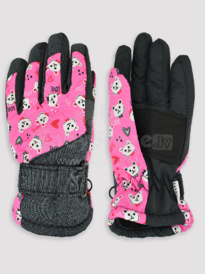 NOVITI RN049-G-01 Ski gloves 5P girls love 12