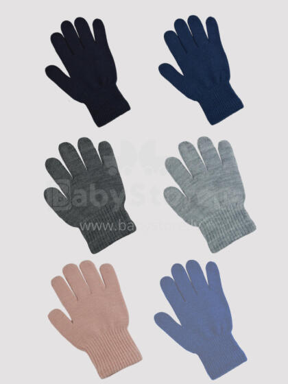 NOVITI RZ002-G-01 Girls' gloves 5p acrylic magic mix single 12