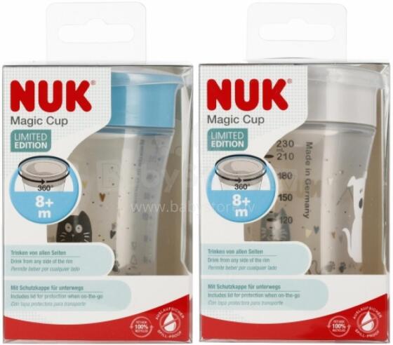 NUK 255684 Чашка 230 мл MAGIC 8 мес+