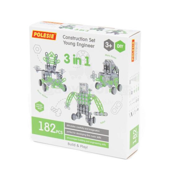 POLESIE 86655 Inventor set 182 pcs in a box