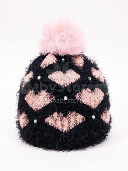 SCORPIO CZZ-0388G Girls' winter hat Edyta 50-52